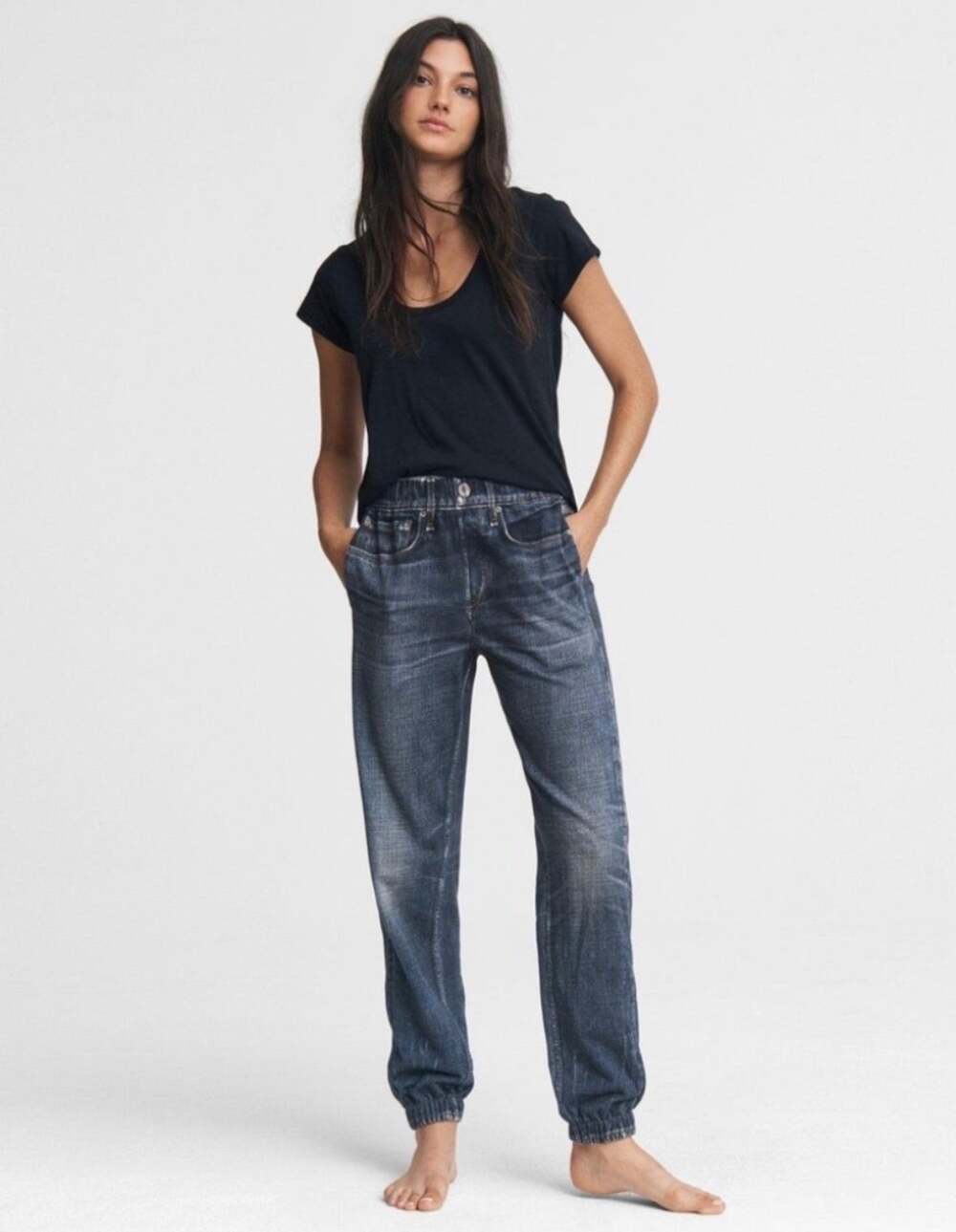 Rag & Bone Miramar Cotton Terry Jogger Jean Sweatpants Size Medium